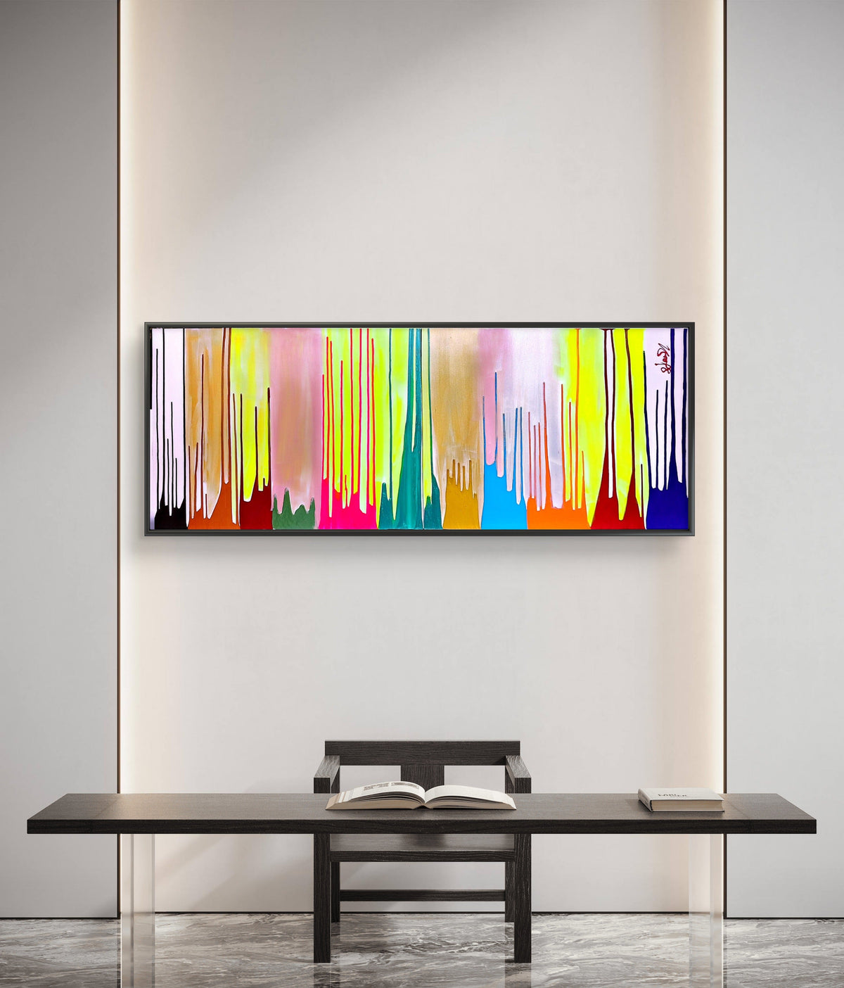 Gianluca Caliendo, 60 x 160 cm, vista laterale