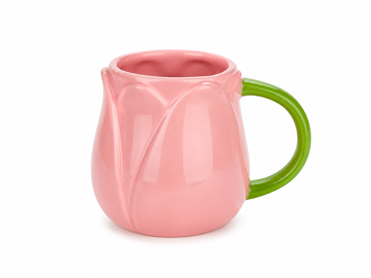 Mug Tulip Balvi in ceramica, particolare della lavorazione
