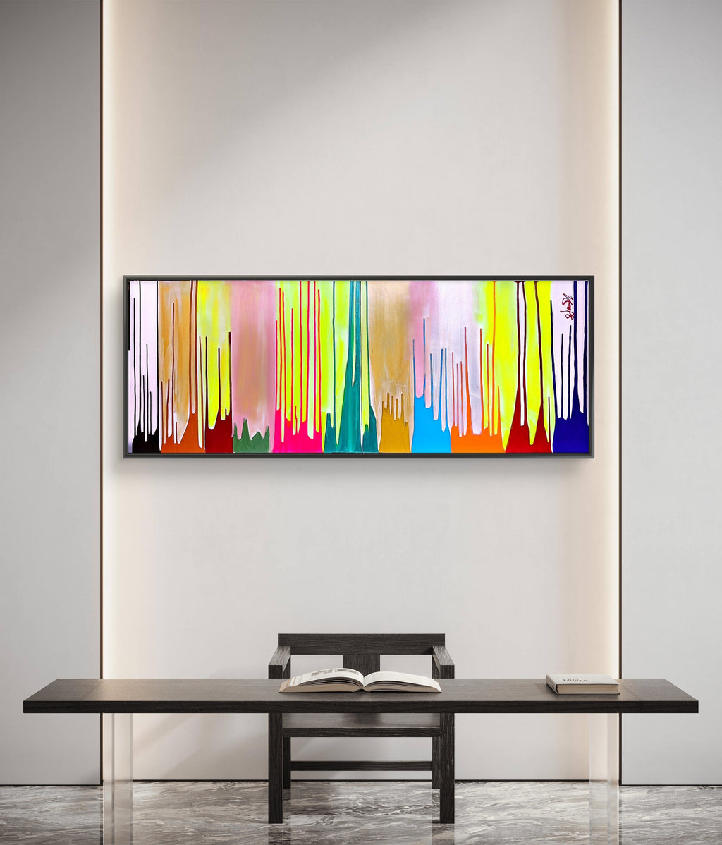 Gianluca Caliendo, 60 x 160 cm, vista laterale