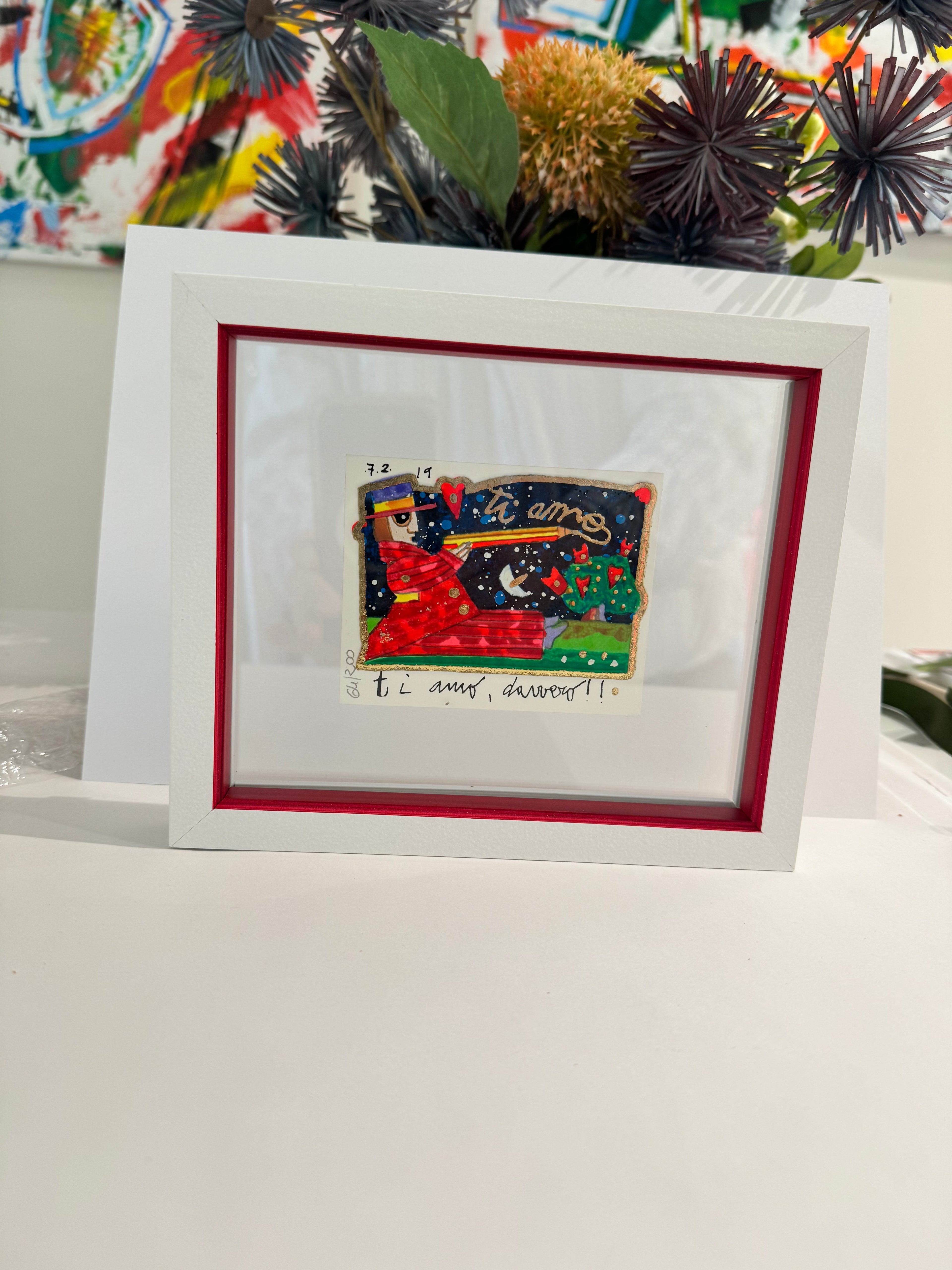 Ti amo davvero, serigrafia Musante firmata, opera di Francesco Musante