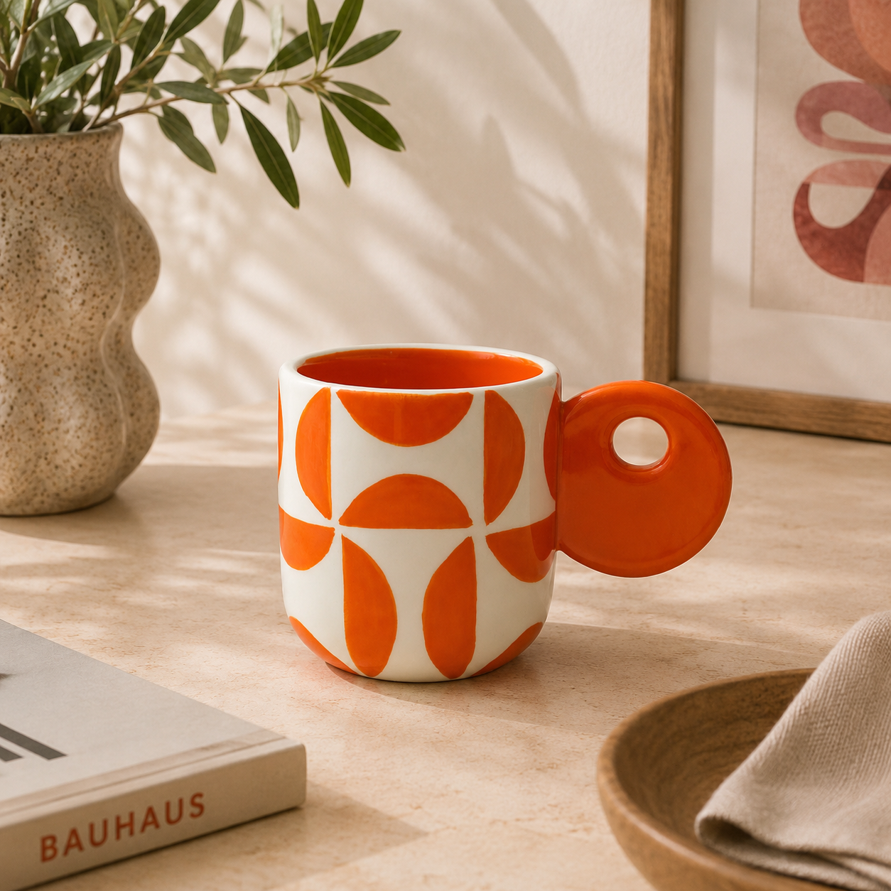 Mug Leonor Qué Rico, vista laterale