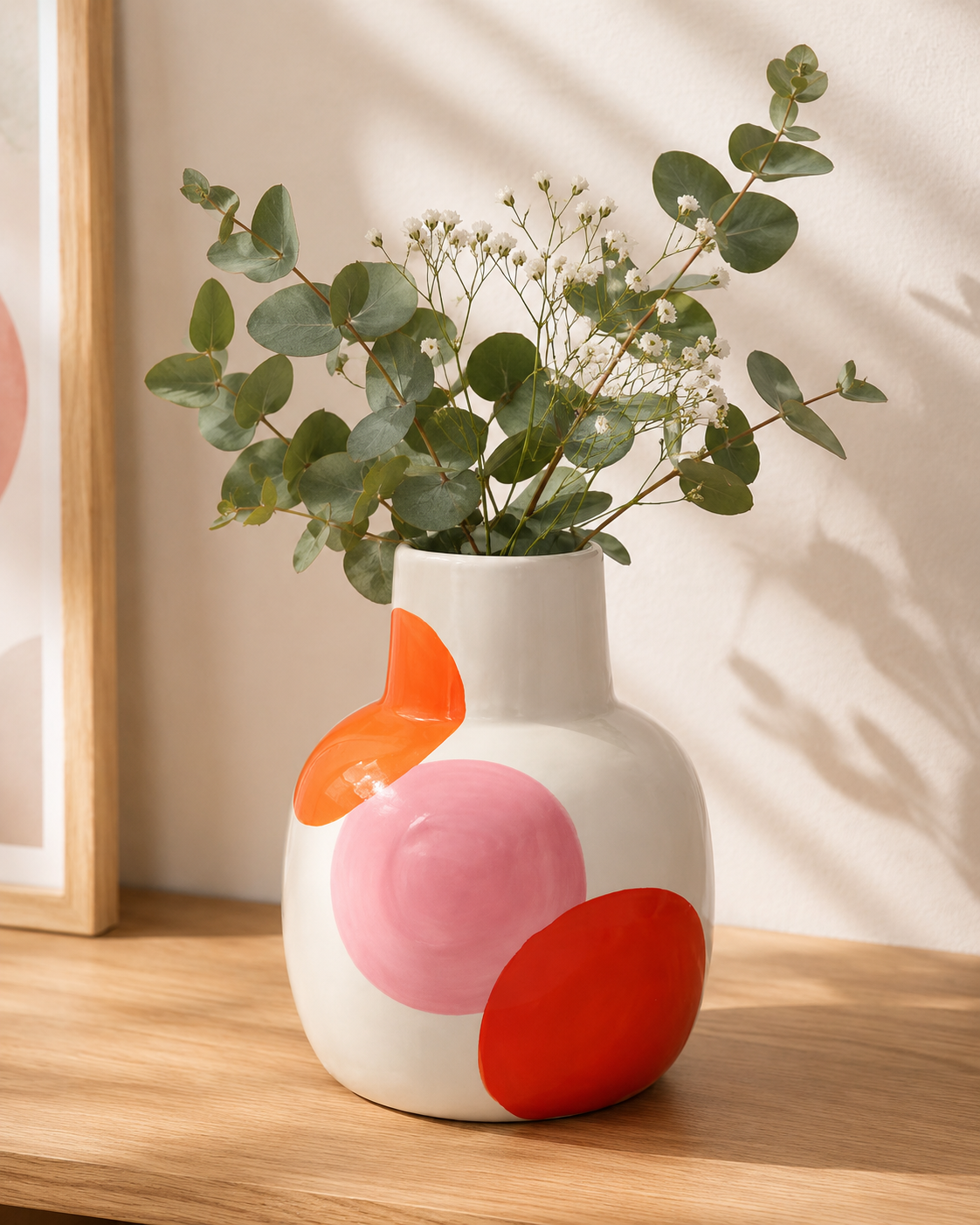 Vaso Rosita Qué Rico in ceramica, dettaglio