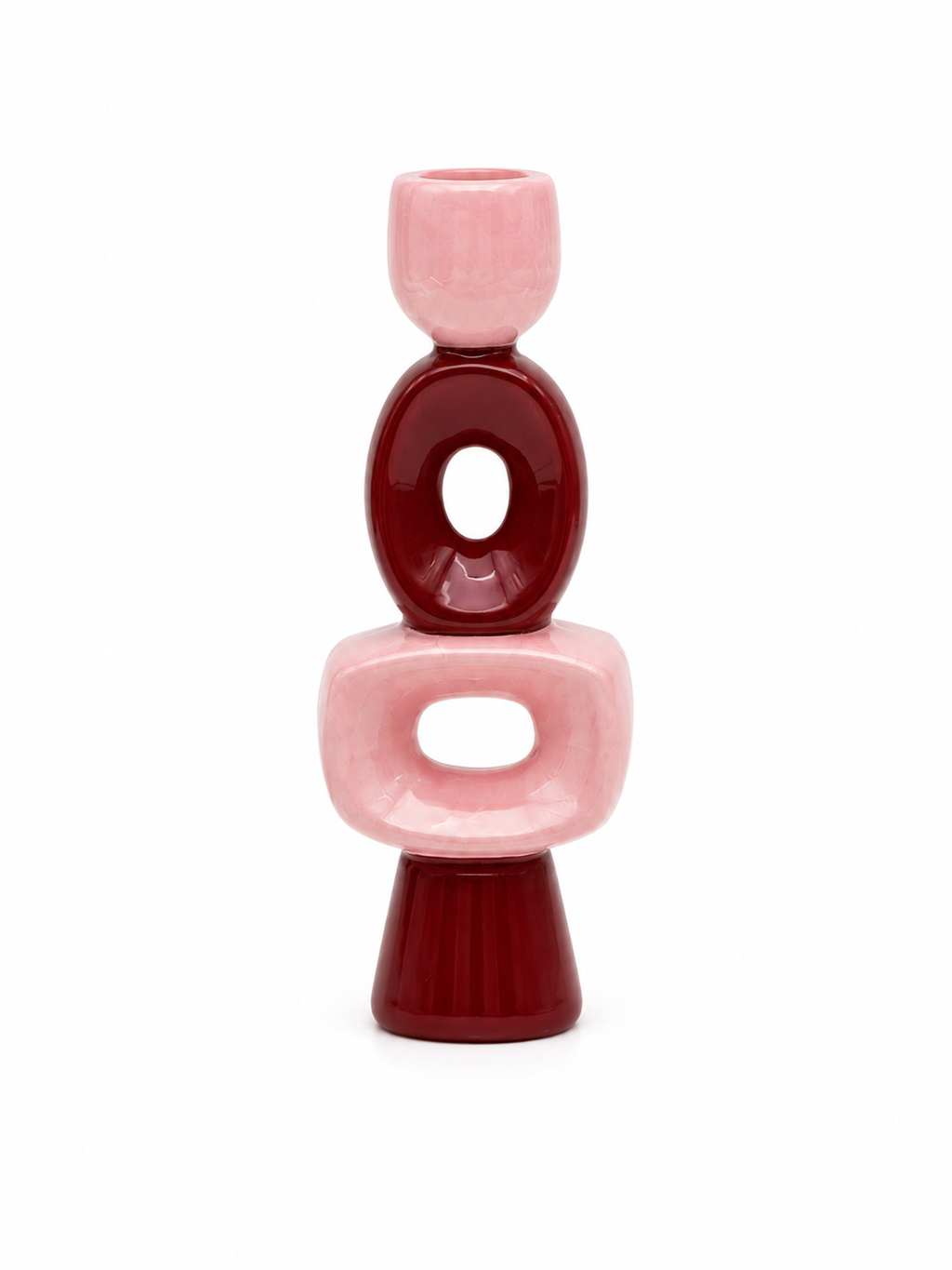Portacandele Faustino Amor del Color Qué Rico in ceramica