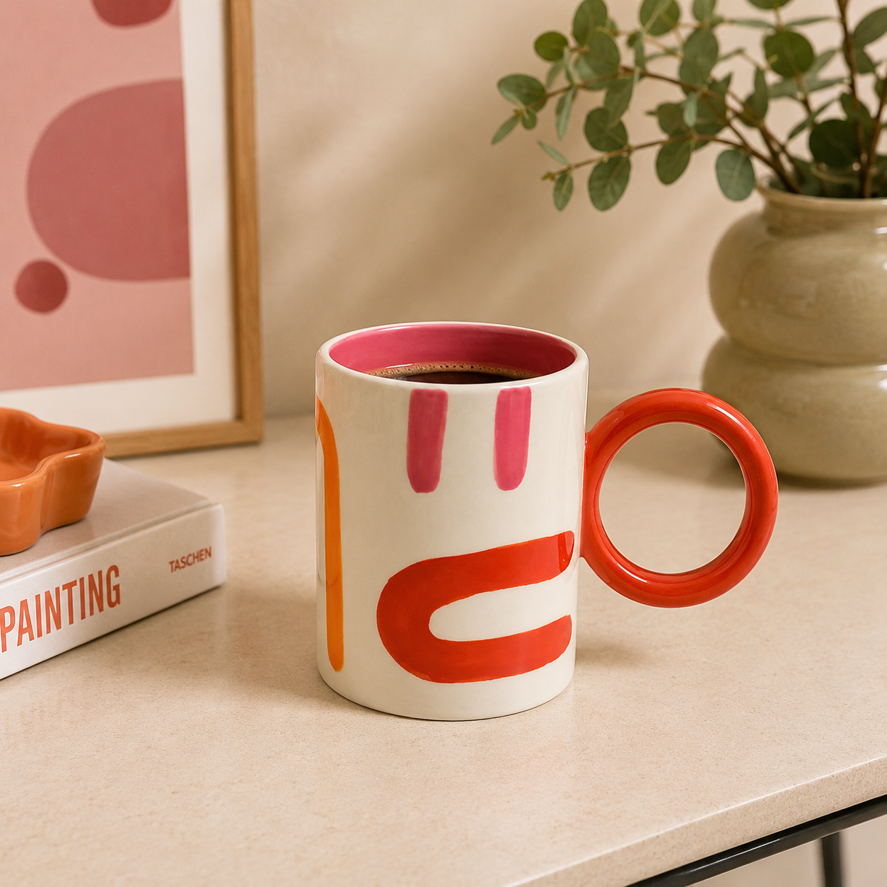 Mug Lima Qué Rico, vista laterale
