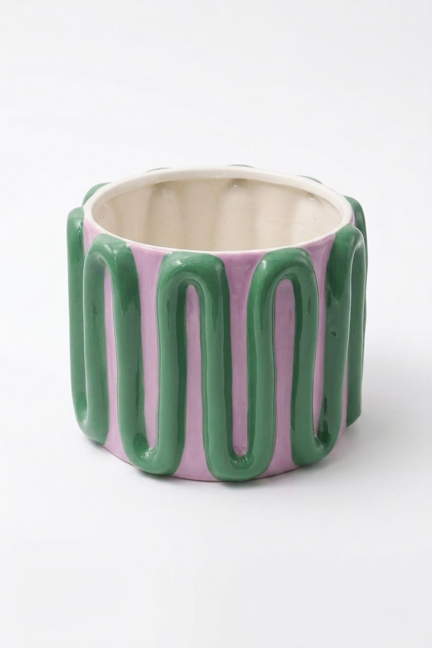 Vaso: Portapiante Estefania Qué Rico in ceramica
