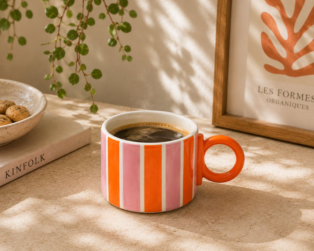 Mug Ines Qué Rico, vista laterale