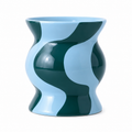 Portapiante Ignacio Qué Rico in ceramica, vista laterale