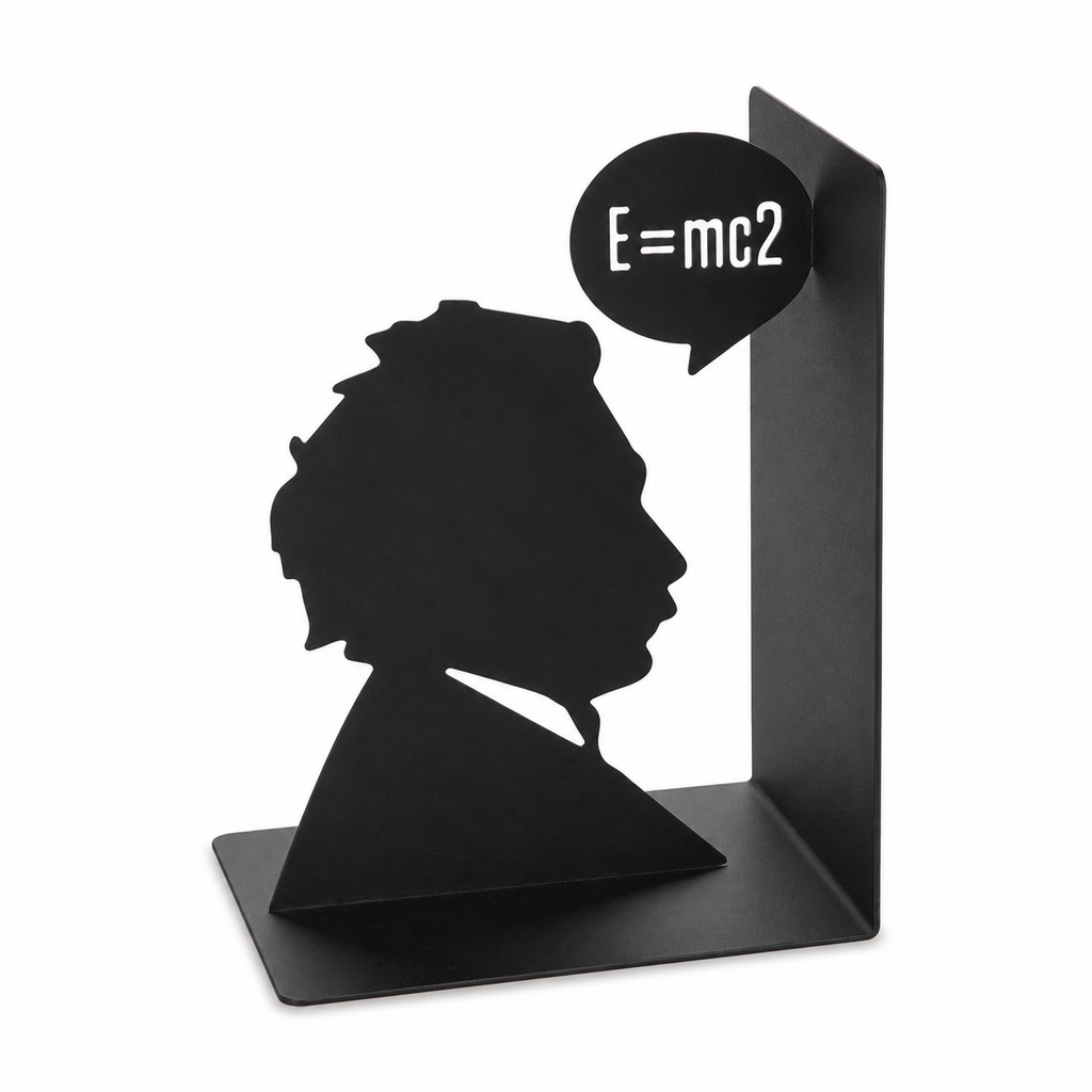 Fermalibri Einstein Balvi in metallo