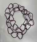 Collana Memory in PVC vinaccia e acciaio