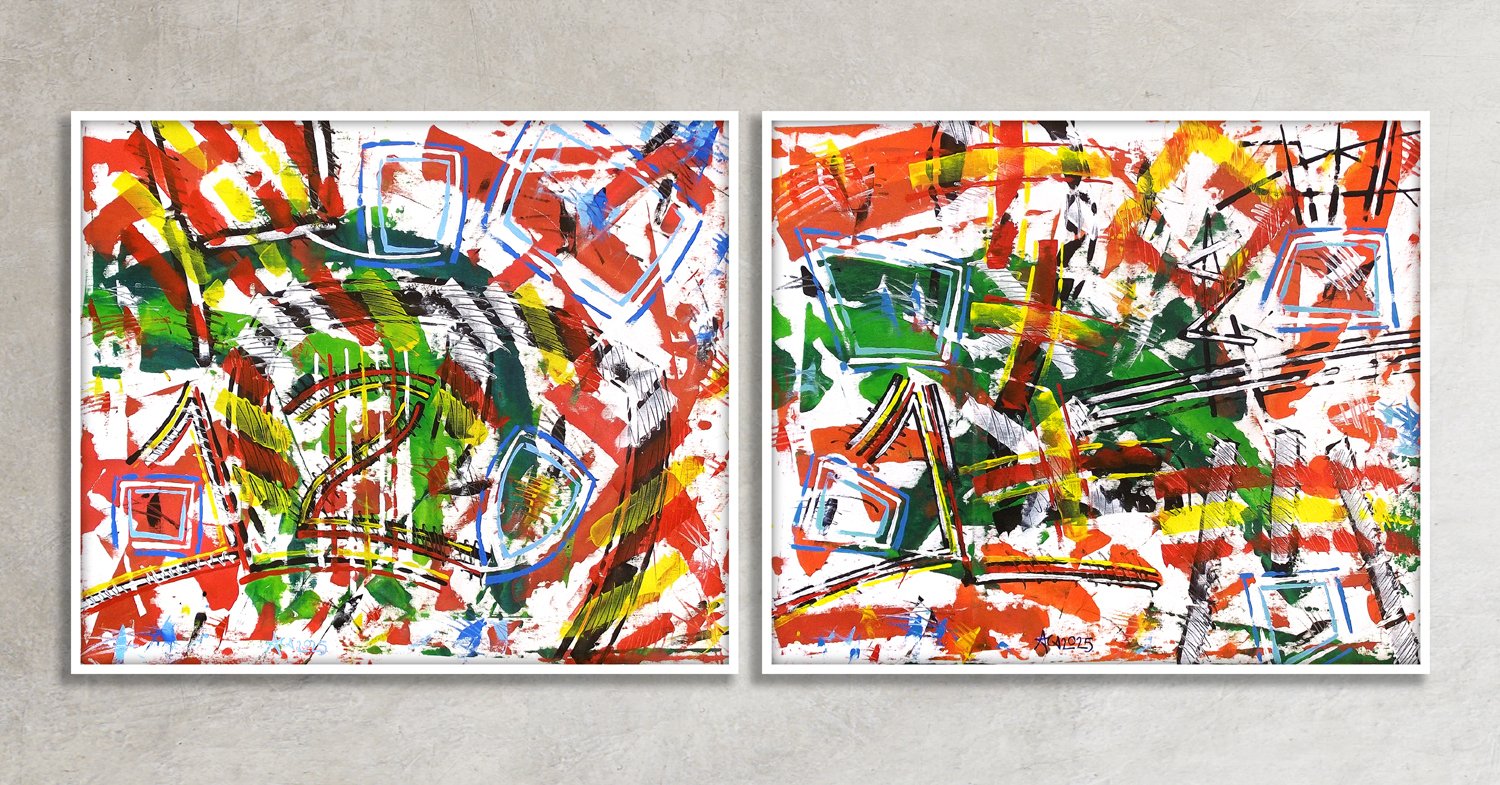 Quadro: ACA (Angelo Calabria), 90 x 212 cm