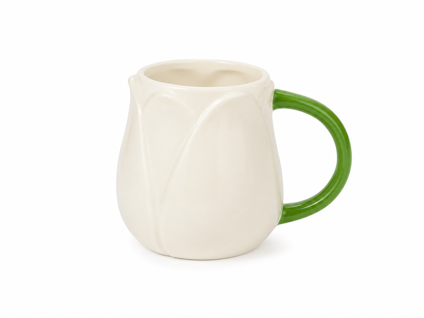 Mug Tulip Qué Rico in ceramica, vista laterale