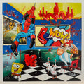 Stampa d’arte: Pop explosion, 20 x 20 cm, opera di Renè