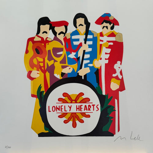 "Beat", serigrafia Lodola firmata, opera di Marco Lodola