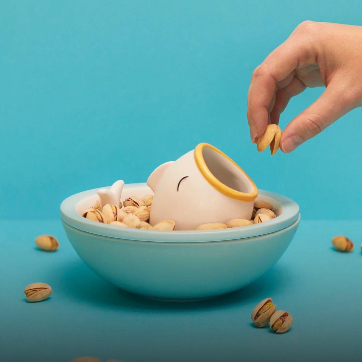 Ciotola da aperitivo con pistacchi